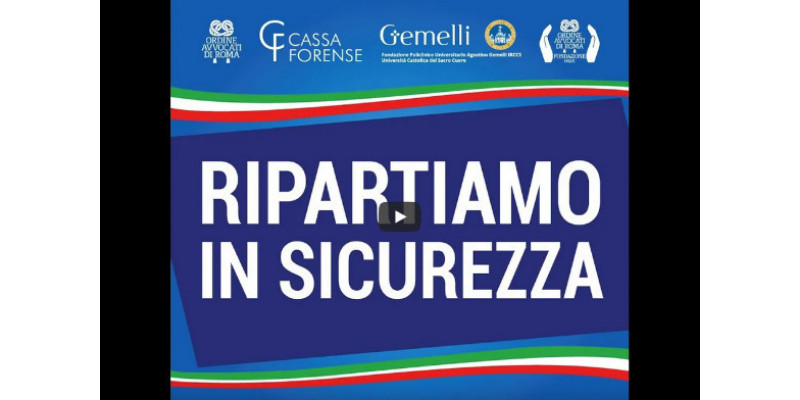 Ripartiamo in sicurezza - Roma, 1 luglio 2020