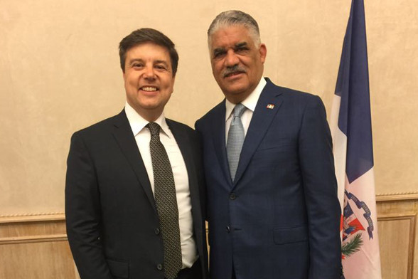 El Ministro de Relaciones Exteriores de la República Dominicana Dr. Miguel VARGAS MALDONADO de Visita en Italia