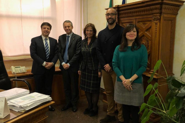 Incontro 20-11-2018 tra Ambasciatrice e Preside della Facoltà di Economia - Sapienza Università di Roma